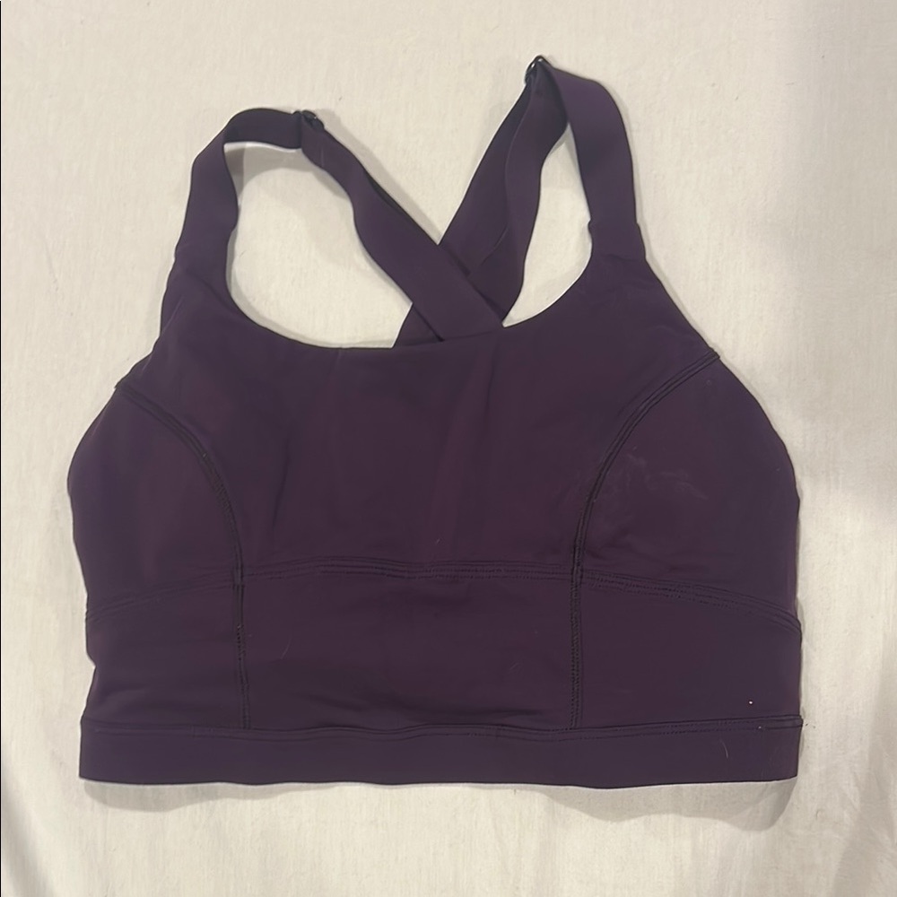 Women's Purple LULU Sports Bra